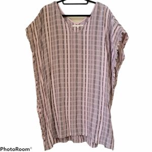 Xirena kaftan dress pink and black size medium
